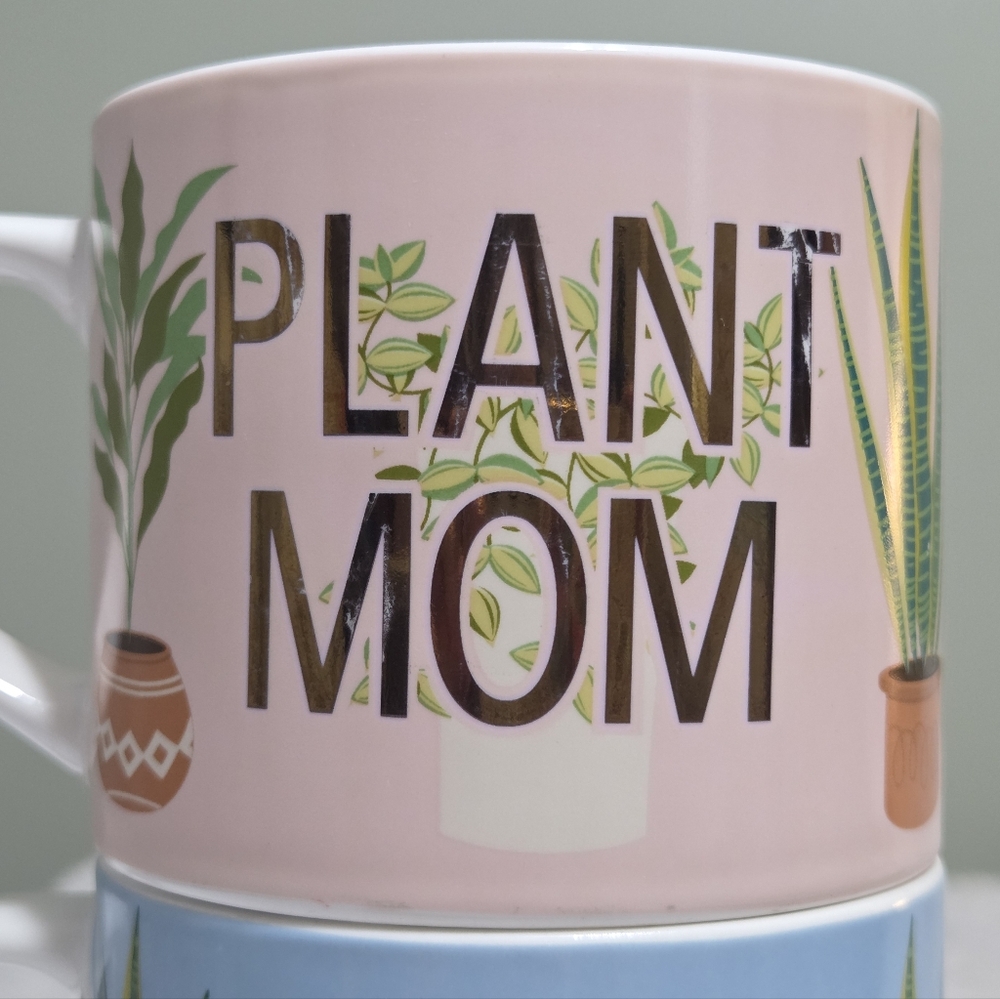🌿 Coco+Lola Plant Lover+ Mom+ Dads Pastel Lover Mugs Set of 3 🌸 Spring Garden - Picture 7 of 10